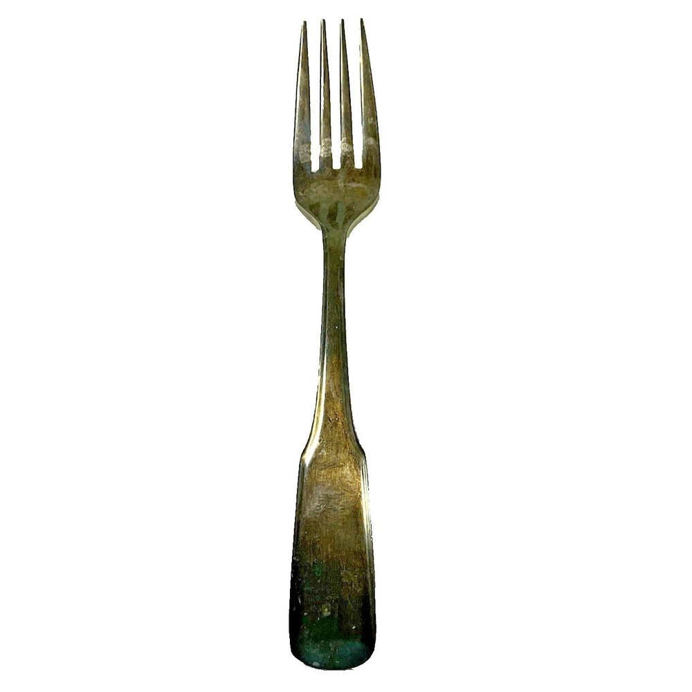 Amsilco Dinner Fork Silver Plated Made in Japan Plain Pattern Vintage Classic